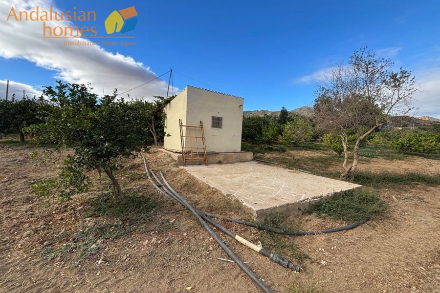 chalet for sale Álora, Las Mellizas property, country house Málaga, rural home for sale, finca Álora, house with pool Álora, property with well water, fruit trees property, peaceful rural retreat, fenced plot Álora, Andalusian countryside home, ready to move in chalet, Málaga real estate