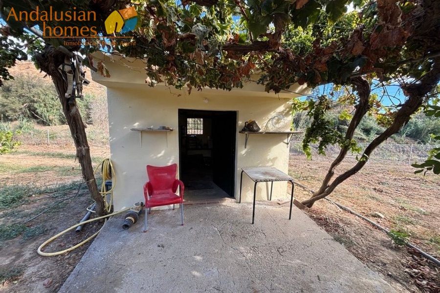 chalet for sale Álora, Las Mellizas property, country house Málaga, rural home for sale, finca Álora, house with pool Álora, property with well water, fruit trees property, peaceful rural retreat, fenced plot Álora, Andalusian countryside home, ready to move in chalet, Málaga real estate