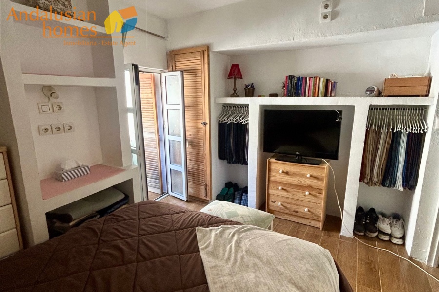 Bedroom with built in storage 