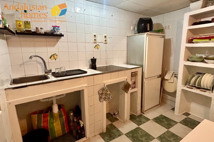 Tiled kitchen