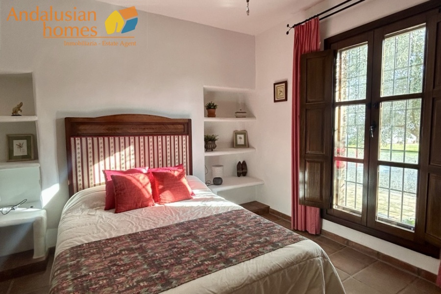 finca en venta Álora, casa rural Málaga, propiedad con olivos, finca con 60.000m2, casa con piscina Málaga, casa con apartamento independiente, casa de invitados, finca con 7 dormitorios, propiedad campo Andalucía, acceso A357 Málaga