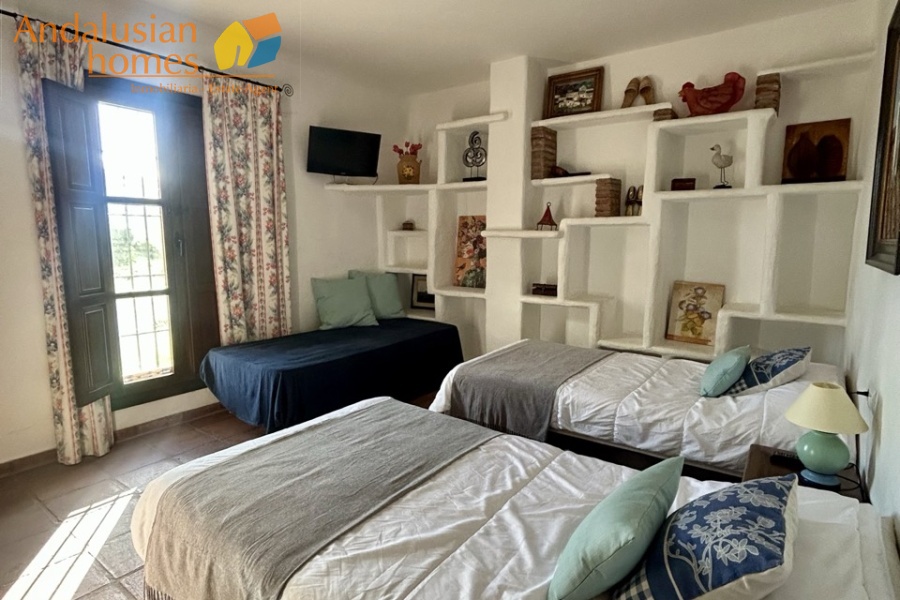 finca en venta Álora, casa rural Málaga, propiedad con olivos, finca con 60.000m2, casa con piscina Málaga, casa con apartamento independiente, casa de invitados, finca con 7 dormitorios, propiedad campo Andalucía, acceso A357 Málaga