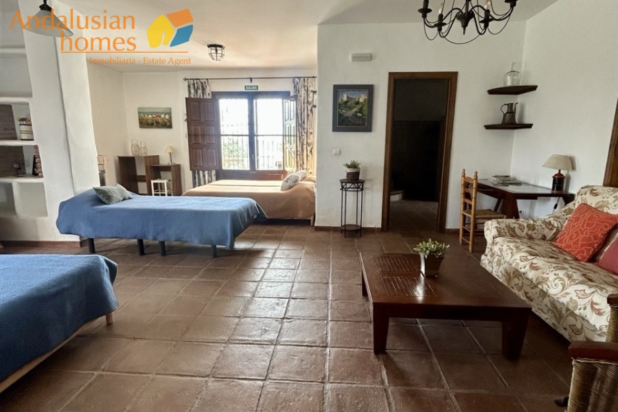 finca en venta Álora, casa rural Málaga, propiedad con olivos, finca con 60.000m2, casa con piscina Málaga, casa con apartamento independiente, casa de invitados, finca con 7 dormitorios, propiedad campo Andalucía, acceso A357 Málaga